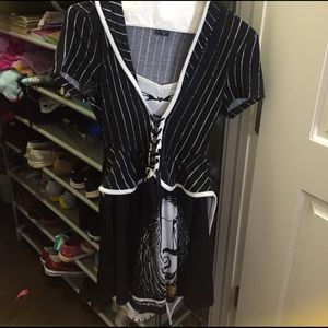 Hot topic jack skellington dress