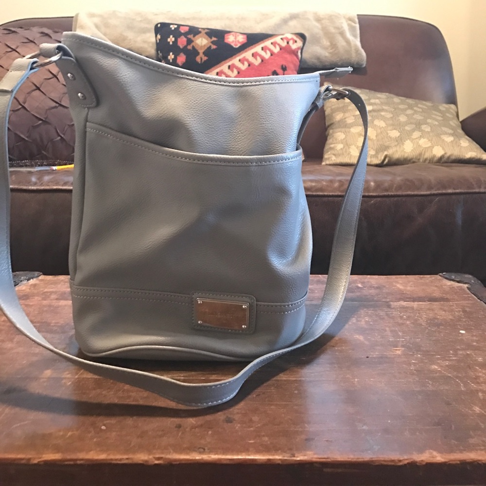 Grey Nine West purse