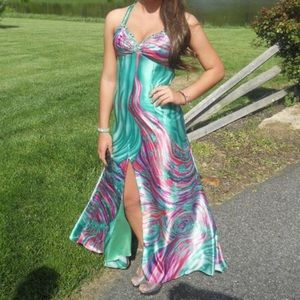 Colored prom/formal dress