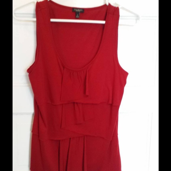 Talbots classy ruffled shell tank, sz small, EUC - Picture 1 of 2