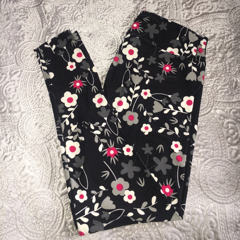 NEW TC Lularoe Unicorn Floral Spring Leggings