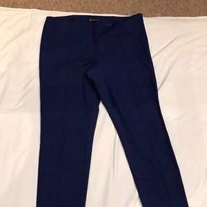 Blue ankle pants