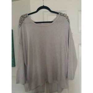 Open Back Sweater with Jewel Detail ✨✨