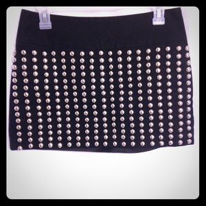 Candies- Edgy, metal stud skirt