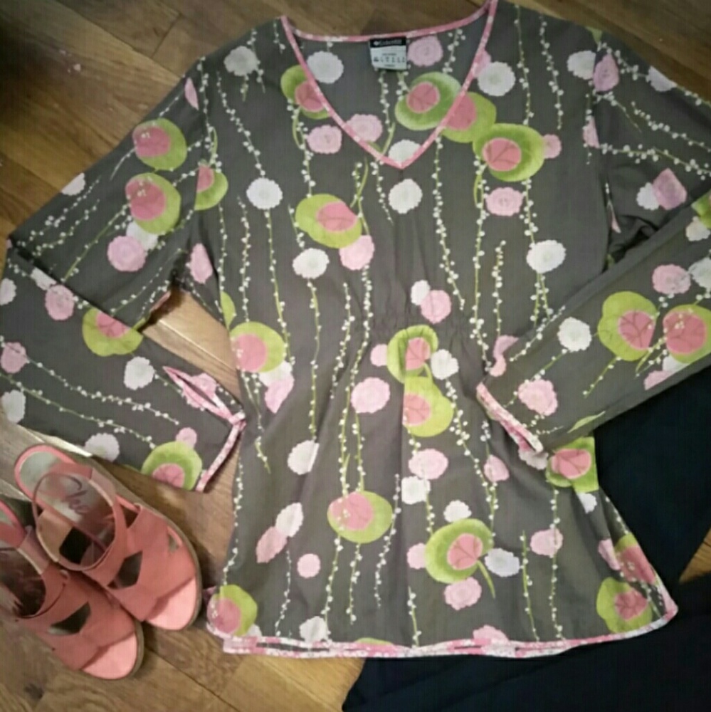 Columbia flowers blouse