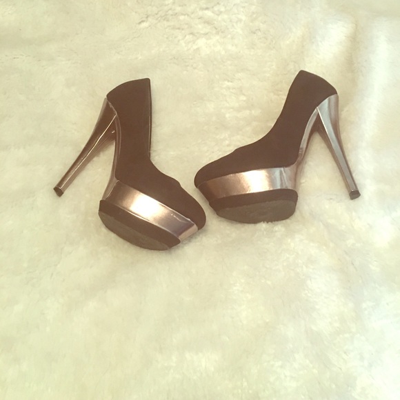 Black&silver platform heels - Picture 4 of 4
