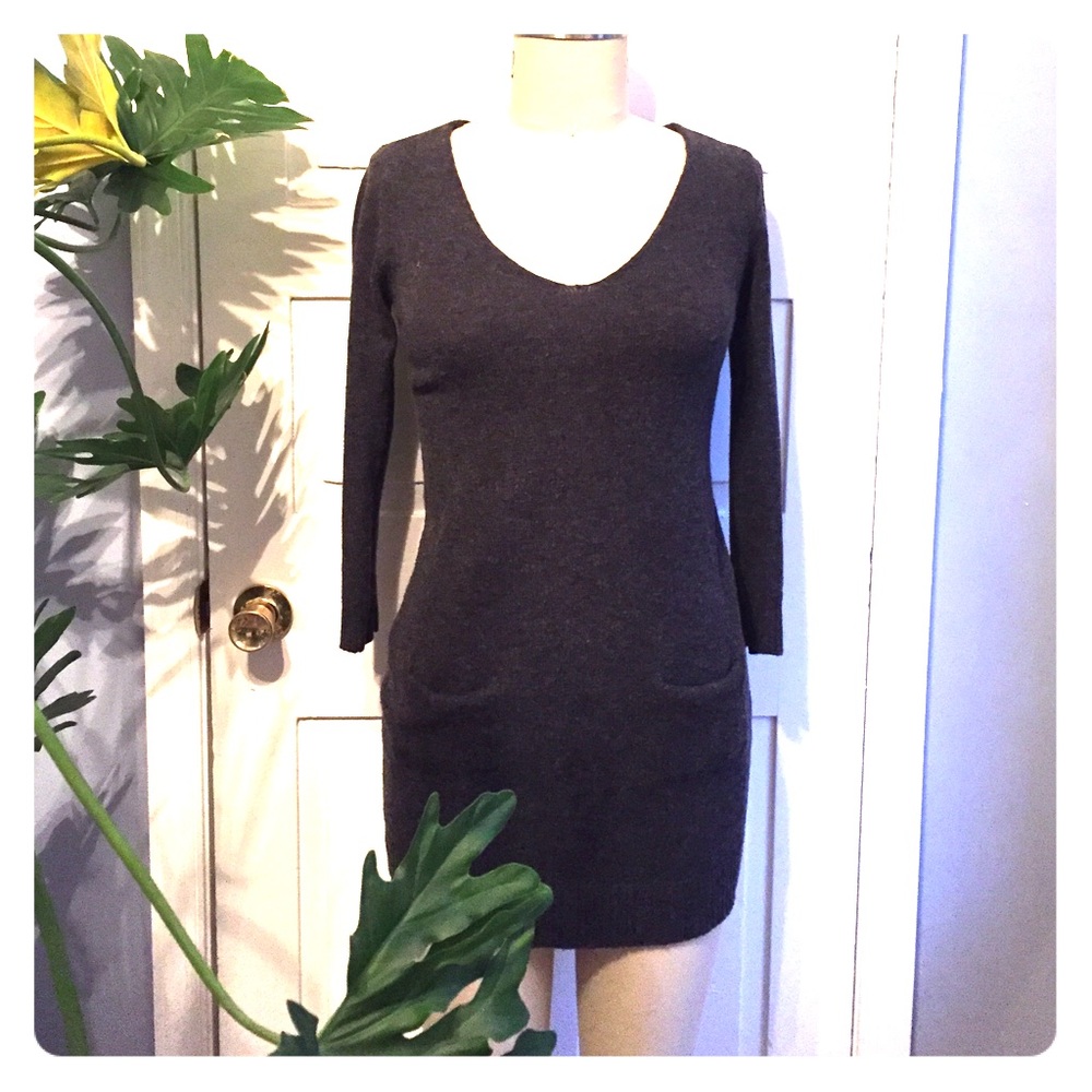 Charcoal grey Express sweater