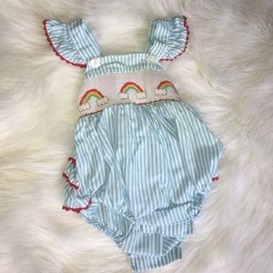 Vintage Rainbow Romper
