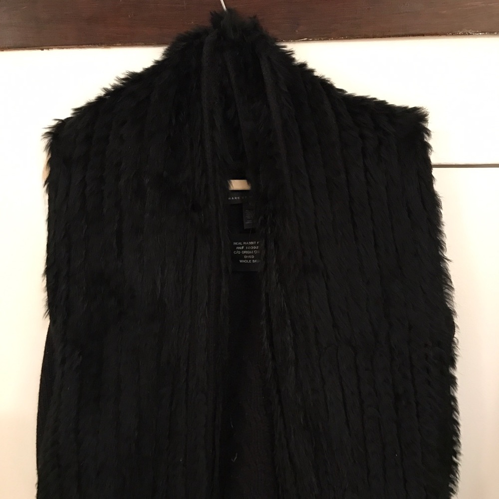 Rabbit fur vest