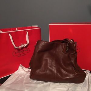 Used Coach hobo handbag
