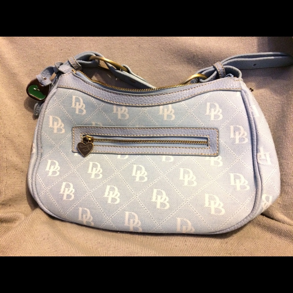 DOONEY AND BURKE Powder Blue Hobo Bag