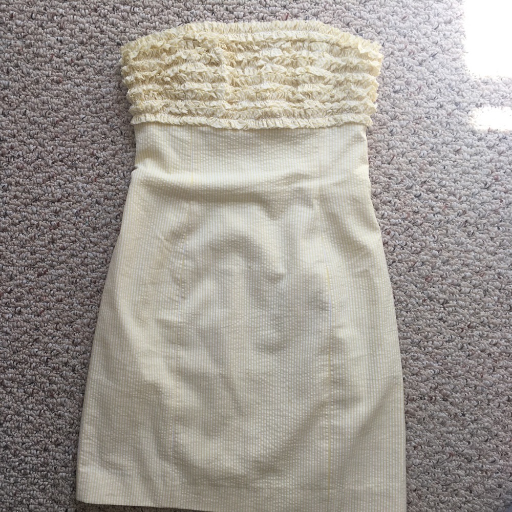 Strapless Seersucker Lilly Pulitzer Dress