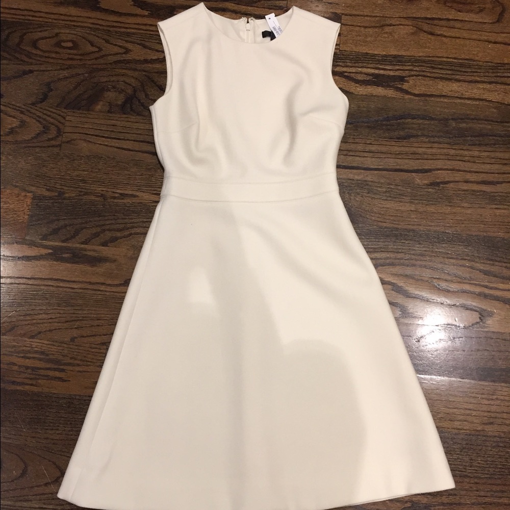 J.Crew A-line Double Serge Wool Dress 00p p00