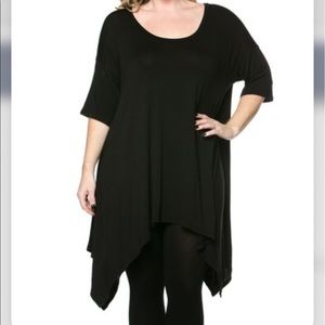 🐵Asymmetrical hem top