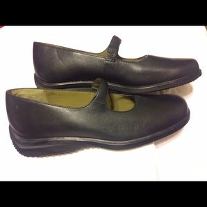 ROCKPORT Women Black Soft Leather Mary Jane Sz 6M