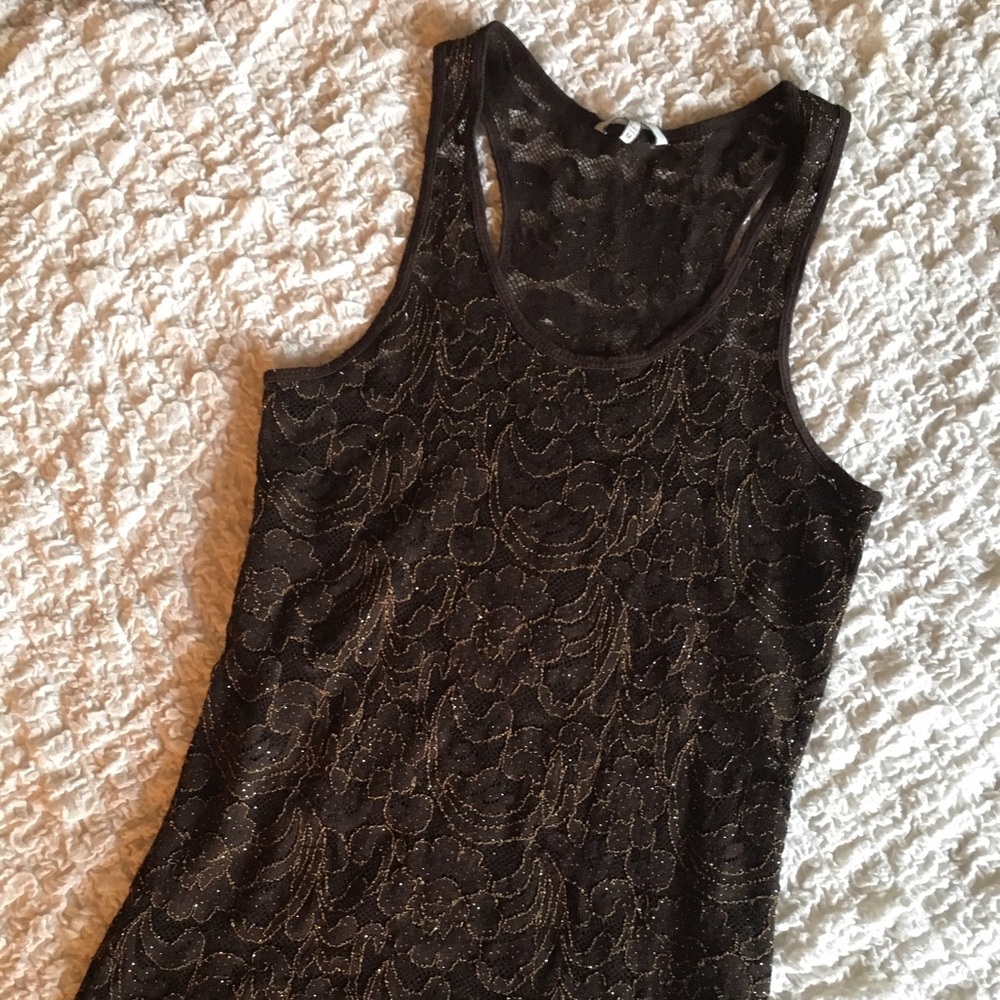 Lace tank top