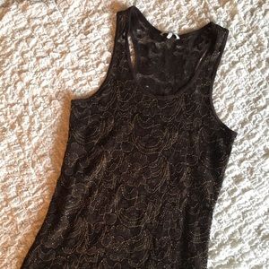 Lace tank top