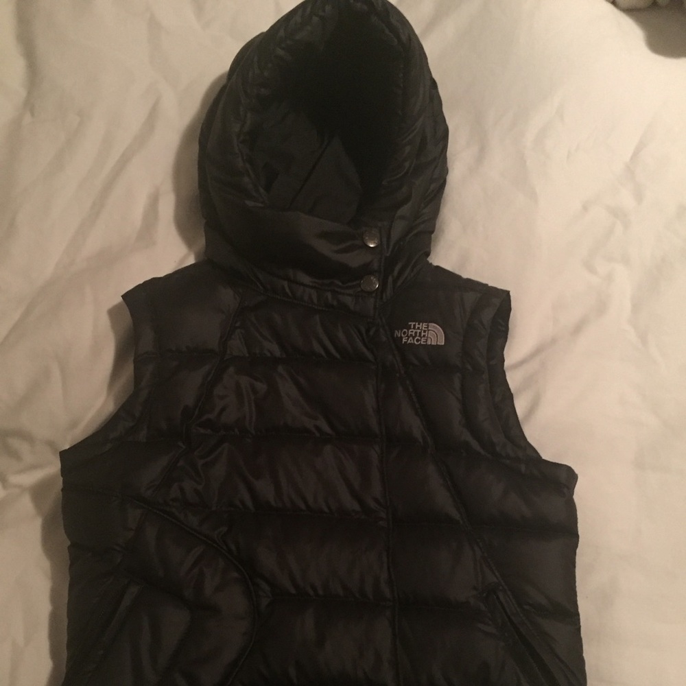 Women's North Face down vest size small
