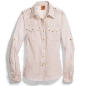 ⭐️ EUC Tory Burch Brigitte button down shirt ⭐️