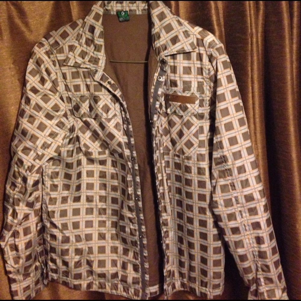 🦅 VOLCOM LRG plaid jacket