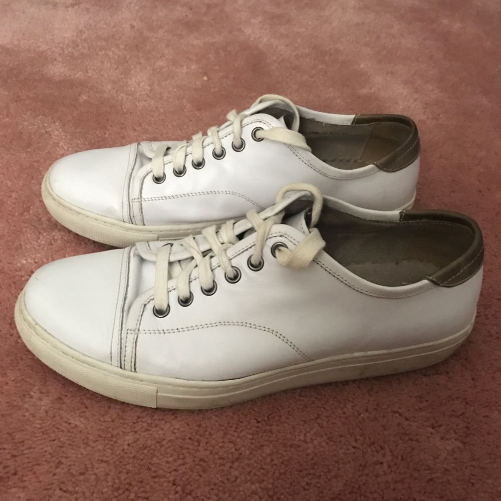 White Leather Sneakers