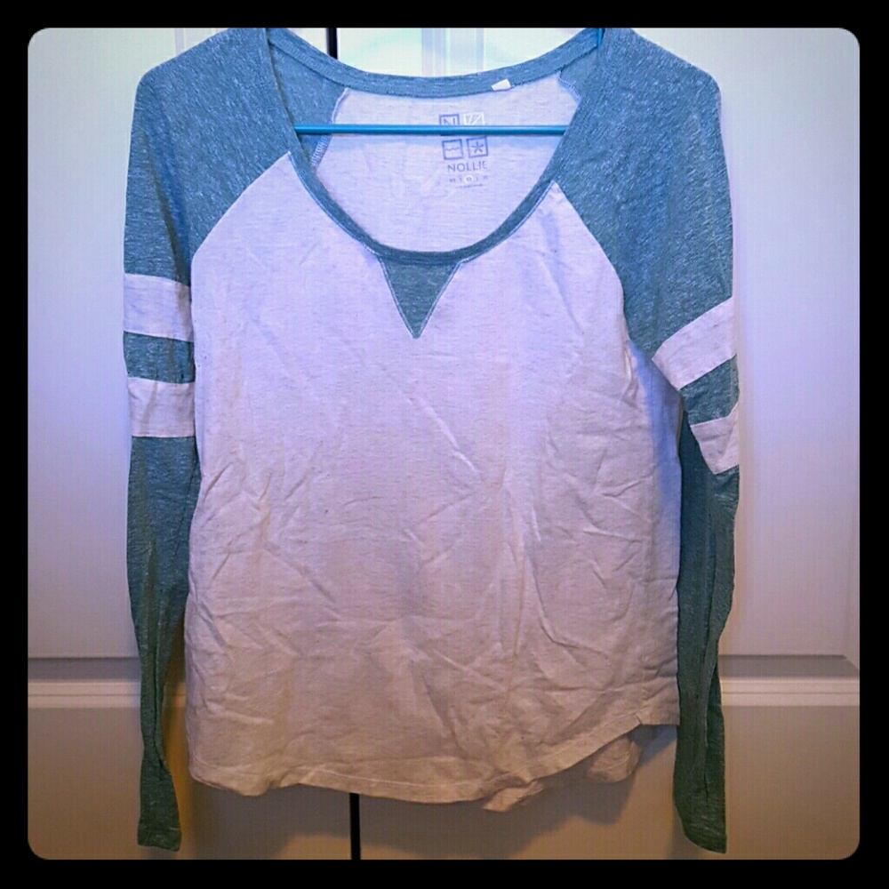 Longsleeve baseball tee
