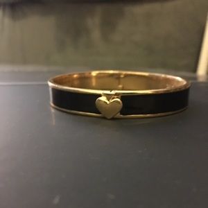 Kate Spade black enamel bracelet
