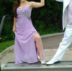 Purple prom dress