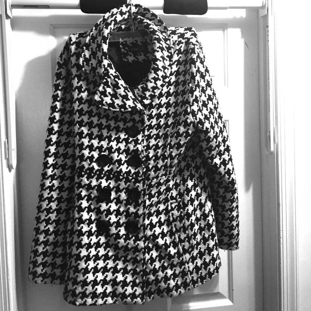 Black and White trench coat