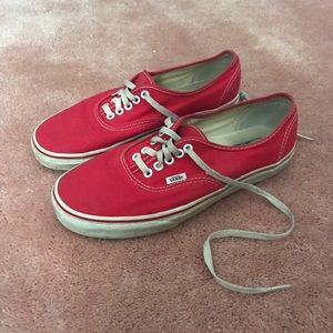 Red Vans
