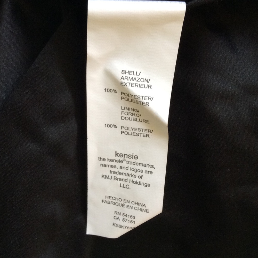 KENSIE SIZE S BLACK COMBO DRESS - Picture 8 of 8
