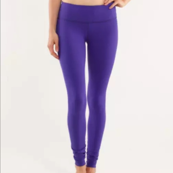 lululemon athletica Pants - Wunder Under Pant Bruised Berry/Black Reversible