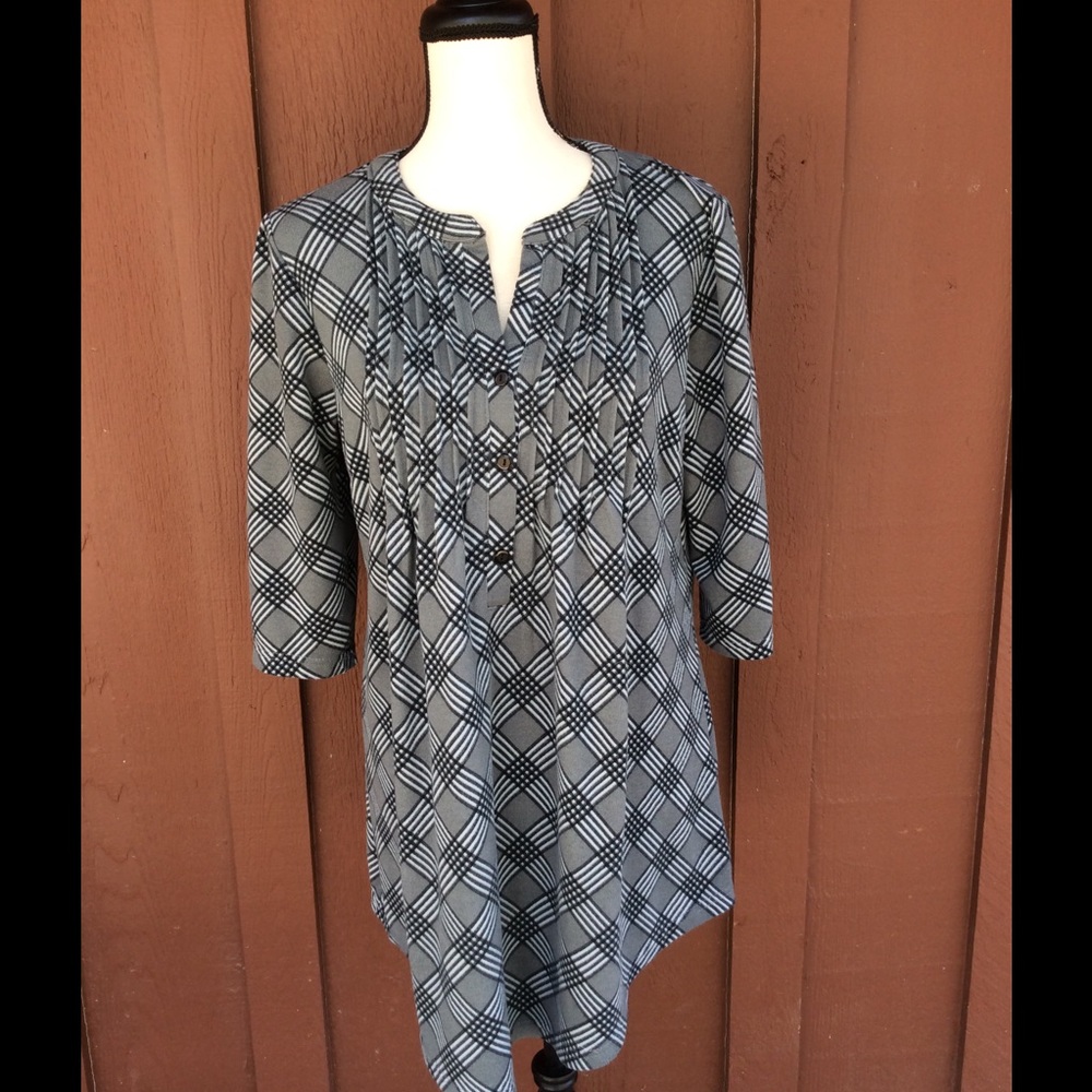 Checker tunic
