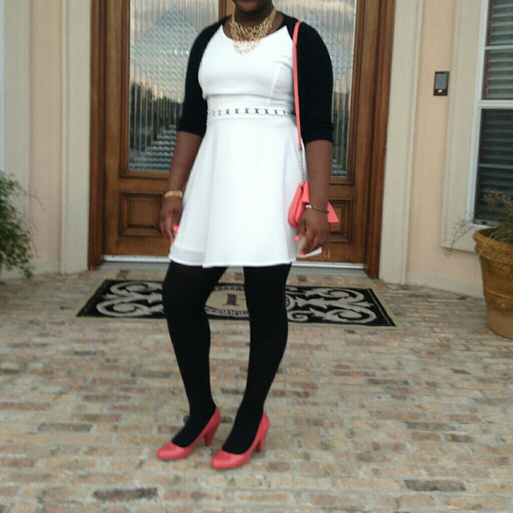 The white dress
