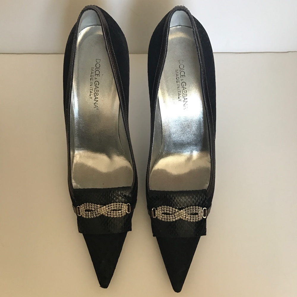 Dolce & Gabbana Vitello Ayers Nero Mordore