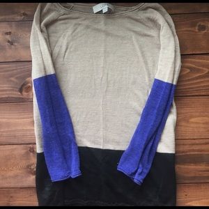 Ann Taylor Loft Colorblock Top