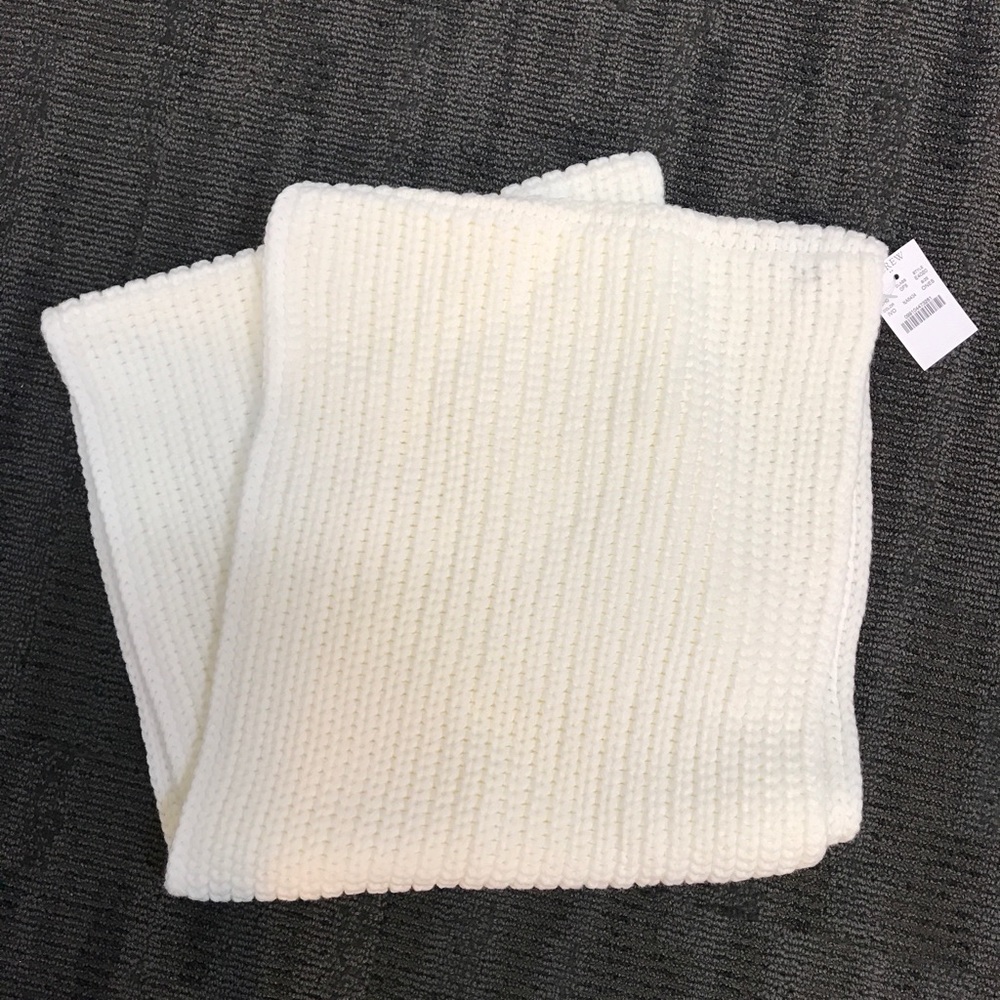 Brand new JCREW ivory infinity scarf !