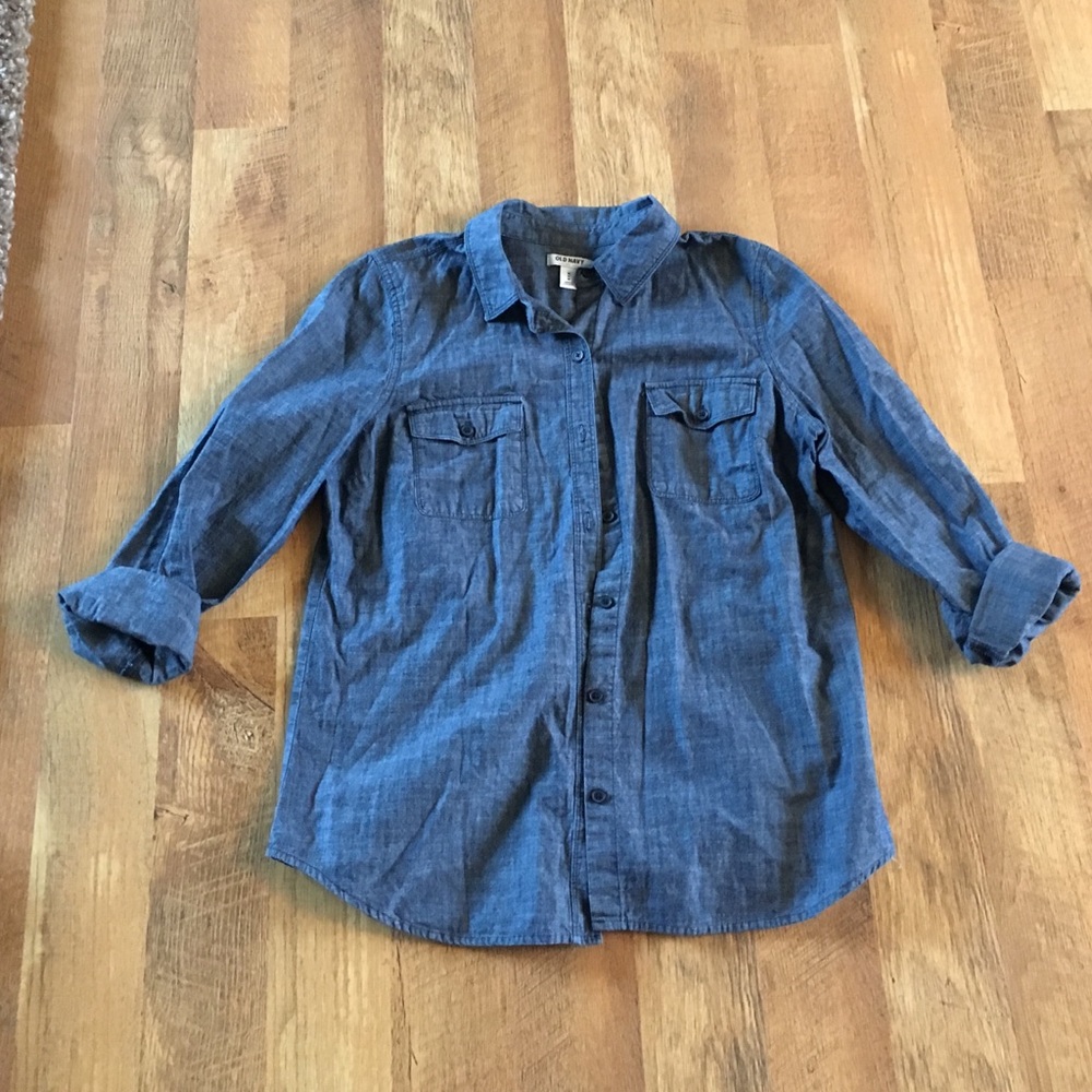 Old navy chambray top