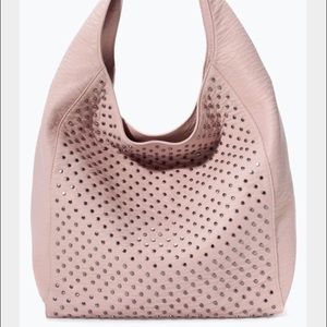 Brand new Zara blush light pink hobo purse.