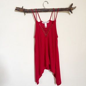 Coachella Lace Up Top