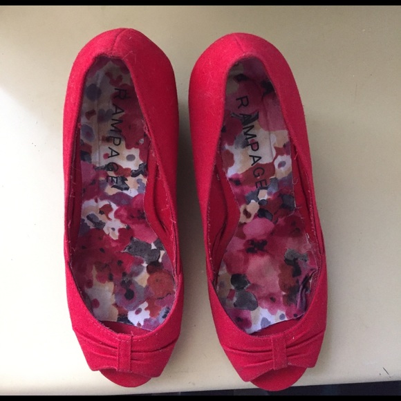 Rampage peep toe wedges - Picture 4 of 4