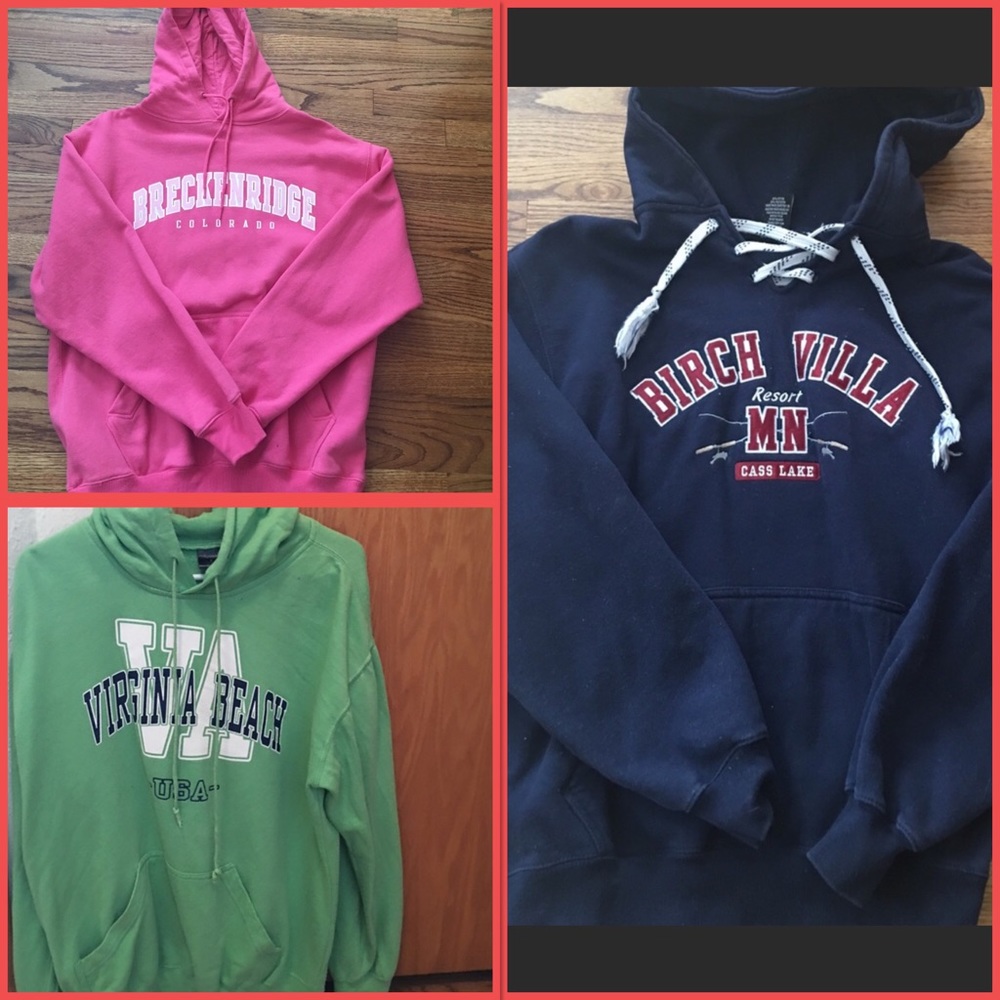 🌸 HUGE DEAL  3 HOODIE bundle🌸