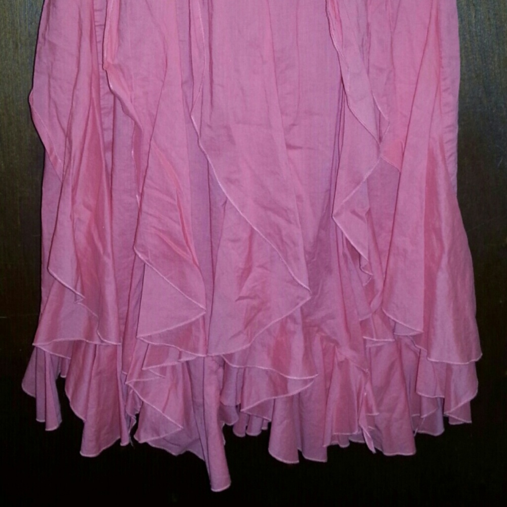 Ruffled tank maxi dress