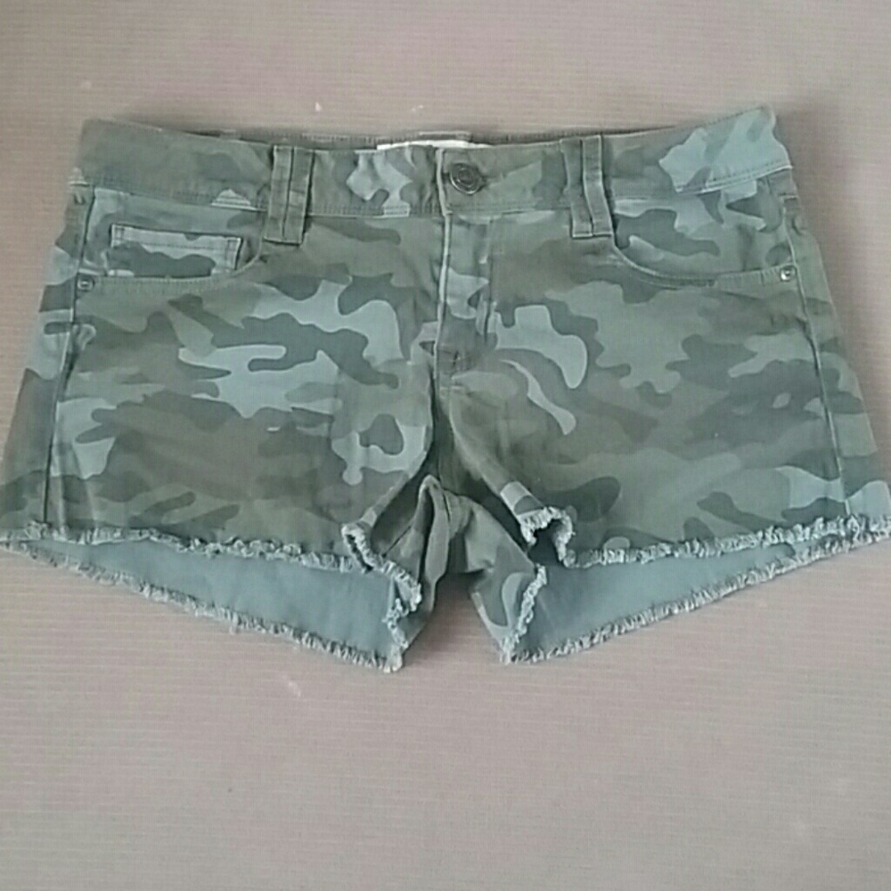 Army Print Shorts