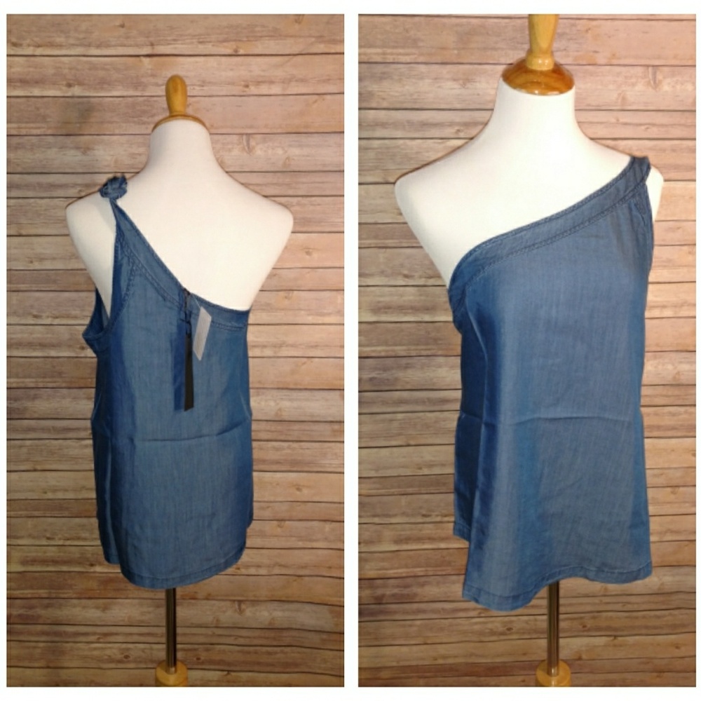 🎉HP🎉 One Shoulder Tie Top - Picture 4 of 7