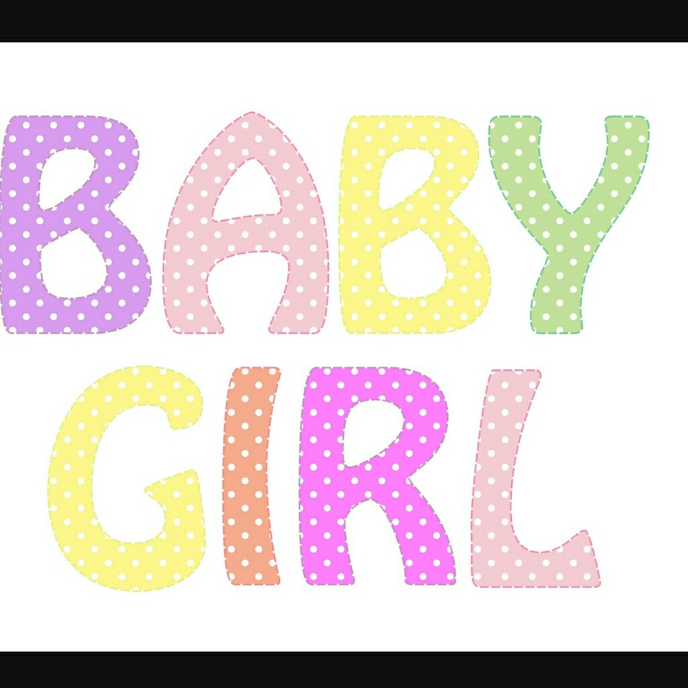 I've got baby girl items!