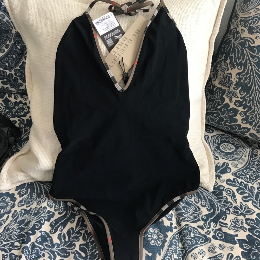 Burberry one piece bathing suit