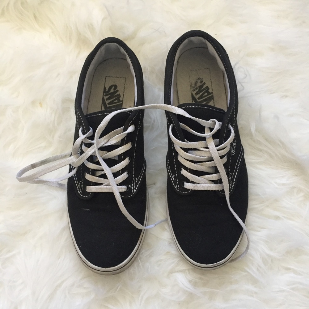 Classic black White Vans Skateboard 7