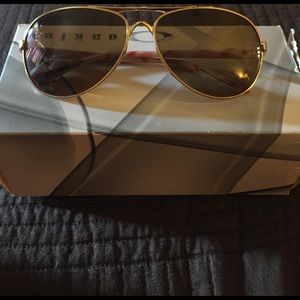 Oakley feedback polarized gold/ bronze sunglasses