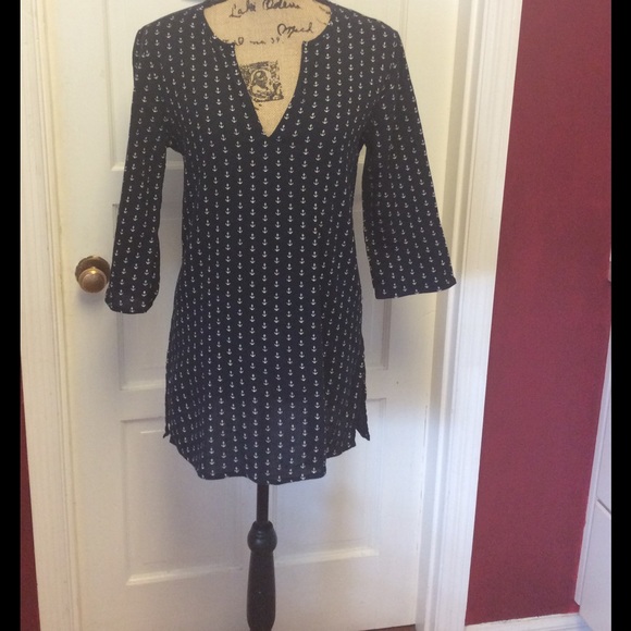 J. Crew Tops - J.Crew Anchor ⚓️ Print Tunic Used once